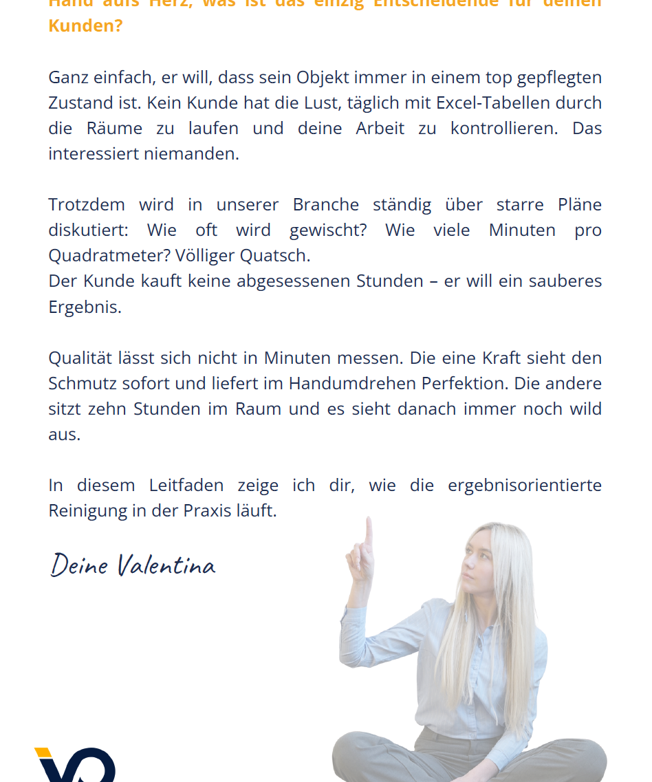 Ergebnisorientierte Gebäudereinigung: Mehr Qualität und bessere Marge